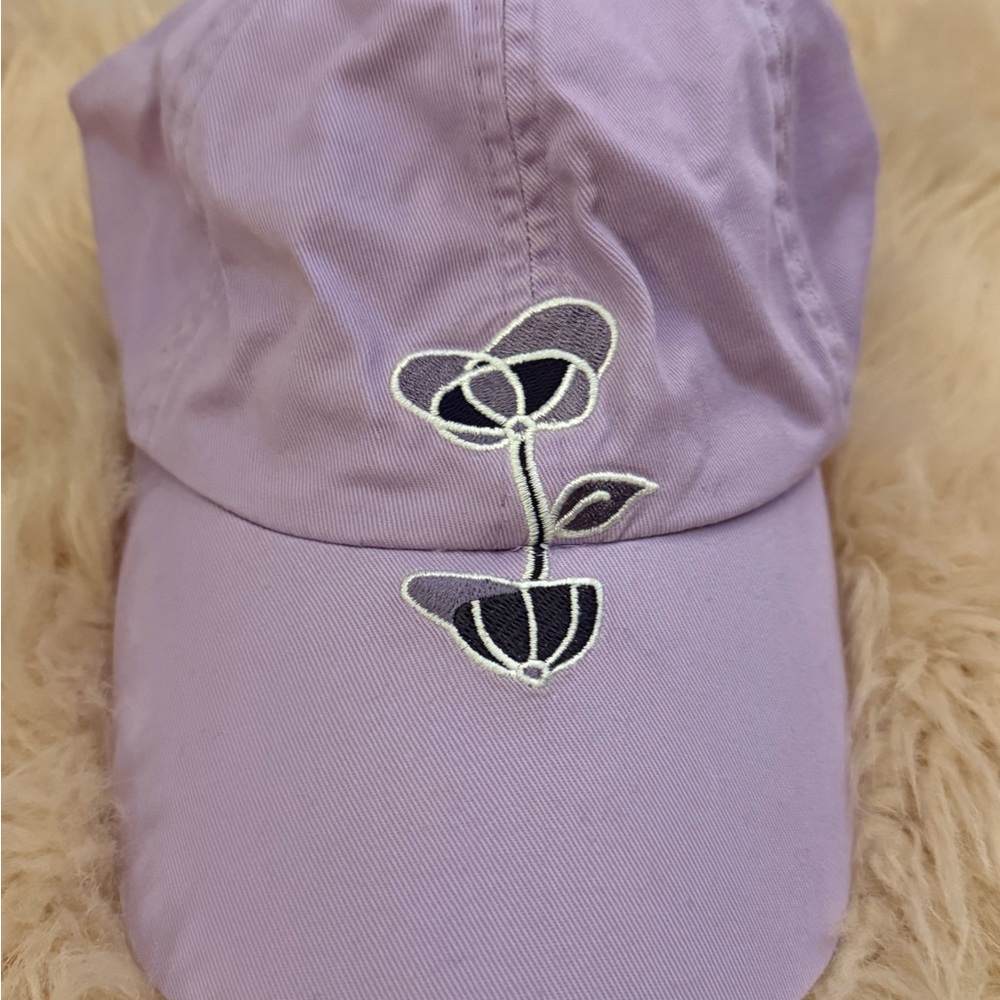 Hats Of Hope Purple Embroidered Women's Cap. Powerful Message. Read Below.